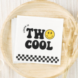 Retro Two Coola Boy 2:a födelsedagen Party Pappersservett