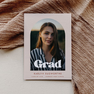 Retro-typografi-båge, Studenten-foto Meddelande