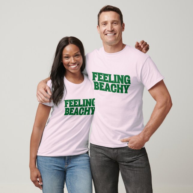 Retro typografi med känsla av strand t shirt (Unisex)