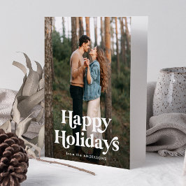 Retro Typography Glad helg Photo