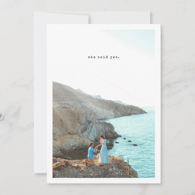 Retro Typography sa ja Förlovningsfest Inbjudningar (Framsida)