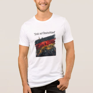 Retro Tyskland Skyline T Shirt