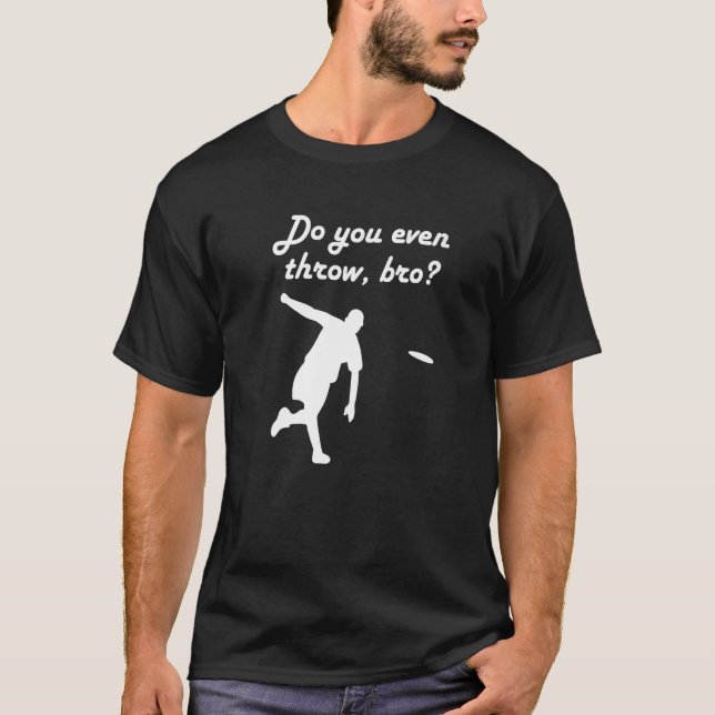 Retro Ultimate Frisbee Player-citat gör att du int T Shirt (Framsida)