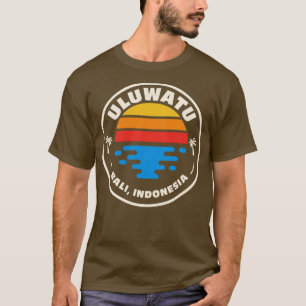 Retro Uluwatu Bali Indonesia Vintage Beach Surfa E T Shirt