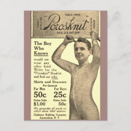 Retro Underkläder Reklam Vykort