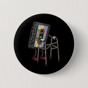 Retro, underlig gammal Cette Tape Walker glömmer a Knapp