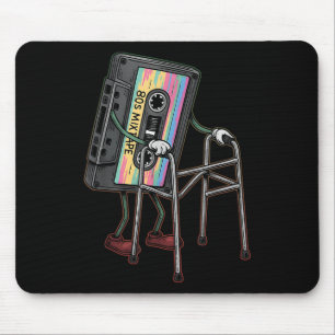 Retro, underlig gammal Cette Tape Walker glömmer a Musmatta