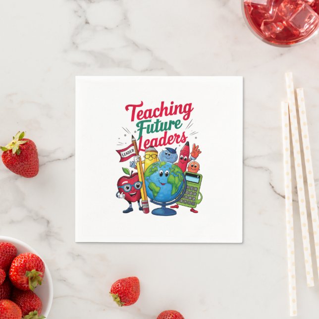 Retro Undervisning Framtida Ledare Lärare Skola  Pappersservett (Insitu)