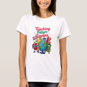Retro Undervisning Framtida Ledare Lärare Skola T Shirt