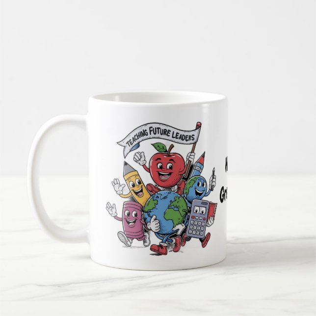 Retro Undervisning Framtida Ledare Tillbaka Till S Kaffemugg (Vänster)