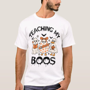 Retro undervisning mina bossar Halloween T Shirt