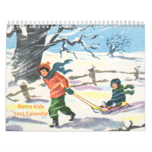Retro ungekalender 2012 kalender