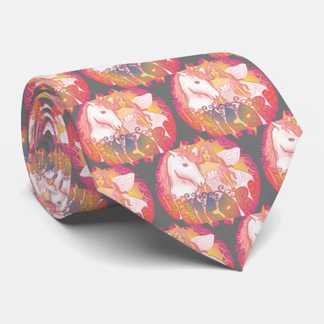 Retro Unicorn Tie Slips (Rullad)