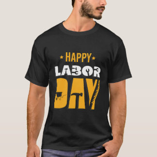 Retro Union Strong Lycklig Labour Day Internatione T Shirt
