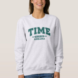 Retro Universitetsstil K-Drama Fan Art Design T Shirt