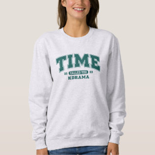 Retro Universitetsstil K-Drama Fan Art Design T Shirt