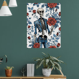 Retro-uppror: Skeleton i Denim och Ro Poster