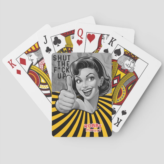 Retro-uppspelningskort Divorce Gift Casinokort (Baksidan)