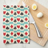 Retro-uppspelningskort Kvartetten Aqua