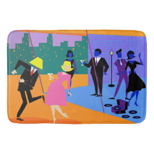 Retro Urban kopplar ihop Rooftoppartybadmattan Badrumsmatta