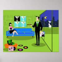 Retro Urban lite Poster