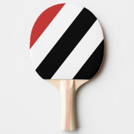 Retro Urban Zebra Tjocka Ränder Pingisracket