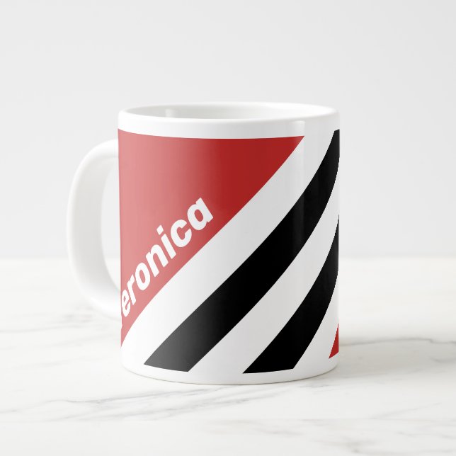 Retro Urbana Zebrastreck med Namn Jumbo Mugg (Framsida vänster)