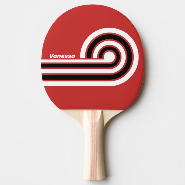 Retro Urbana Zebrastreck med Namn Pingisracket (Framsidan)