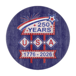 Retro USA 250-årsjubileum Fasadskylt 1776-2026