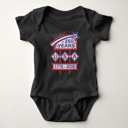 Retro USA 250-årsjubileum Fasadskylt 1776-2026 T Shirt