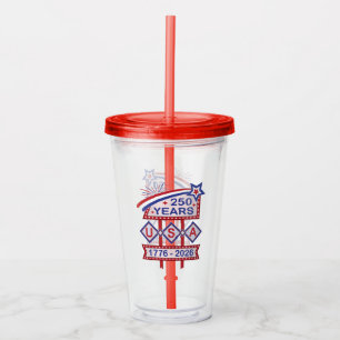 Retro USA 250-årsjubileum Fasadskylt 1776-2026 Take Away Mugg