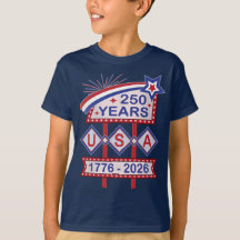 Retro USA 250th Anniversary Marquee Sign 1776-2026