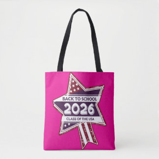 Retro USA Klass 2026 Back to school Tygkasse