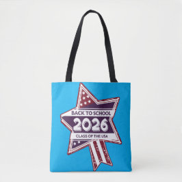 Retro USA Klass 2026 Back to school Tygkasse