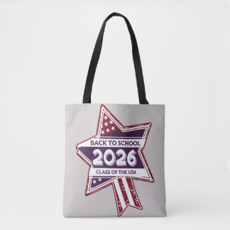Retro USA Klass 2026 Back to school Tygkasse