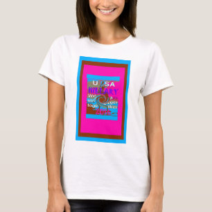 Retro USA Stronger Together Abstrakt Art Print T Shirt