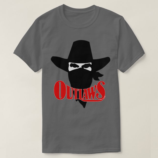 Retro USFL Oklahoma Outlaw T Shirt (Design framsida)