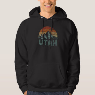 Retro Utah Beehive State National Parks Mighty 5 B Hoodie
