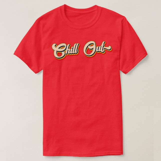 Retro-utkylningsavdunstning T Shirt (Design framsida)