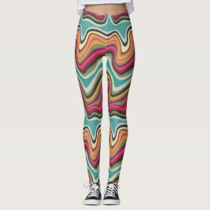 retro våg MANA Leggings