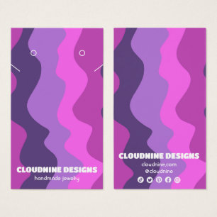 Retro Vågar Earring Necklace Juelry Visning Card Visitkort