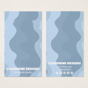 Retro Vågar Earring Necklace Juelry Visning Card Visitkort