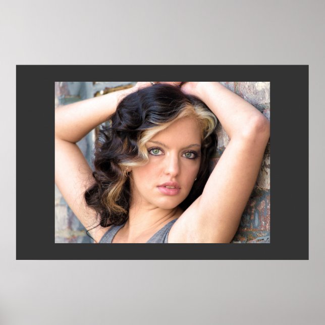 Retro Vågar Salon Poster (Framsidan)