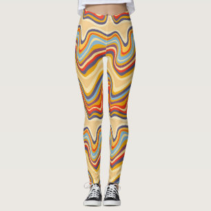 retro vågseaside leggings
