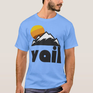 Retro Vail Colorado)( Tourist Souvenir Travel D T Shirt