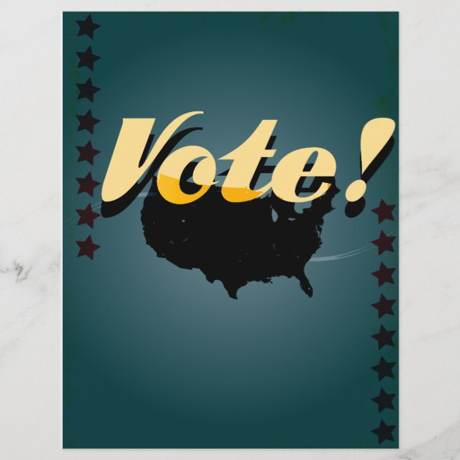 retro valaffisch reklamblad (Framsidan)