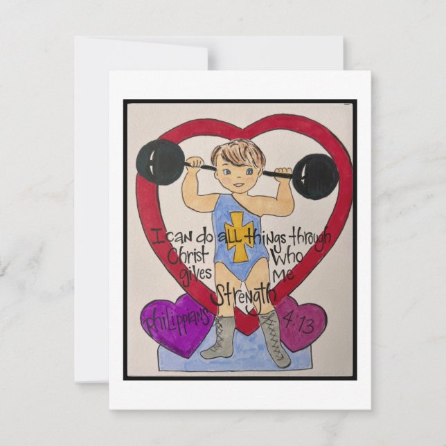 Retro Valentine Card Anteckningskort (Framsida)