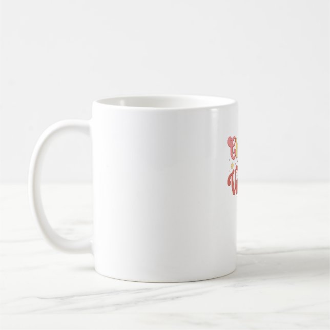 Retro Valentine Chocolate Kaffemugg (Vänster)