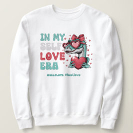 Retro Valentines dag Self kärlek Dinosauru T Shirt