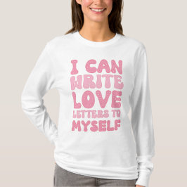 Retro Valentines dag Self kärlek T Shirt